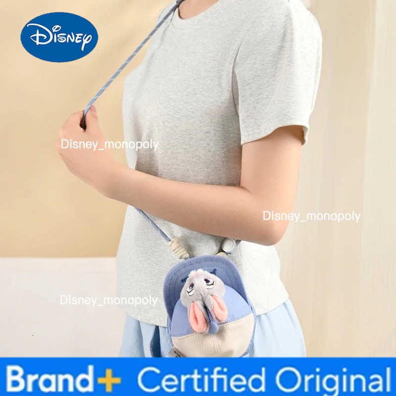 Disney Zootopia Coin Purse Neck Hanging Cartoon Judy Hopps Headphone Case Crossbody Shoulder Bag Anime Merchandise Daily Versatile H251225