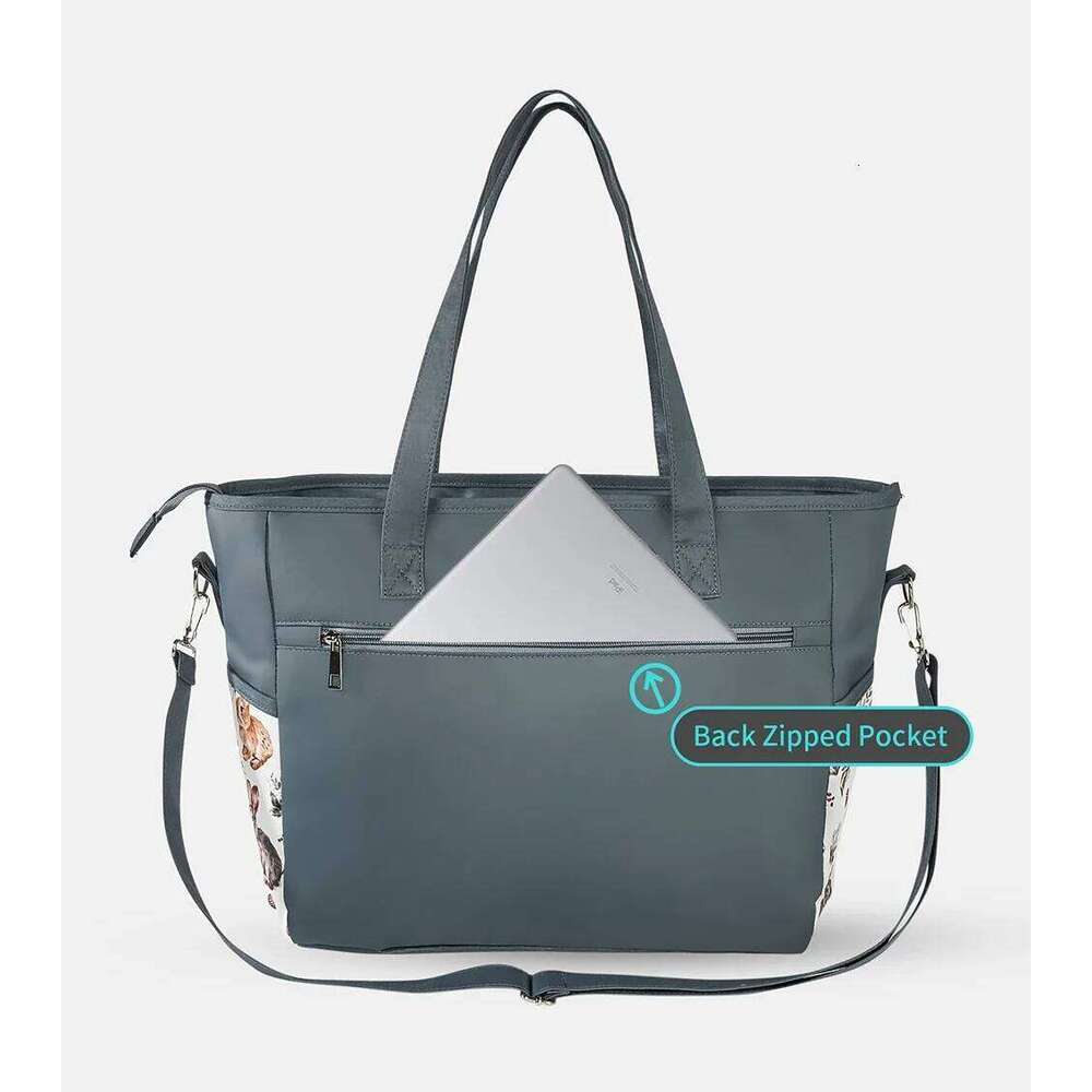 INSULAR Waterproof Crossbody Handbag Single Shoulder Portable Mommy with Large Capacity Multi-functional Baby Diaper Bag X251225