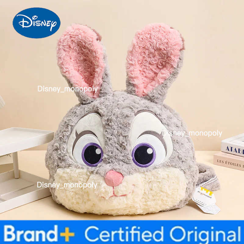 Disney Original Zootopia Judy Hopps Nick Wilde Plush Doll Backpack Stitch Big Head Doll Bag Hug Pillow Cute Room Sofa Decoration Gift H251225