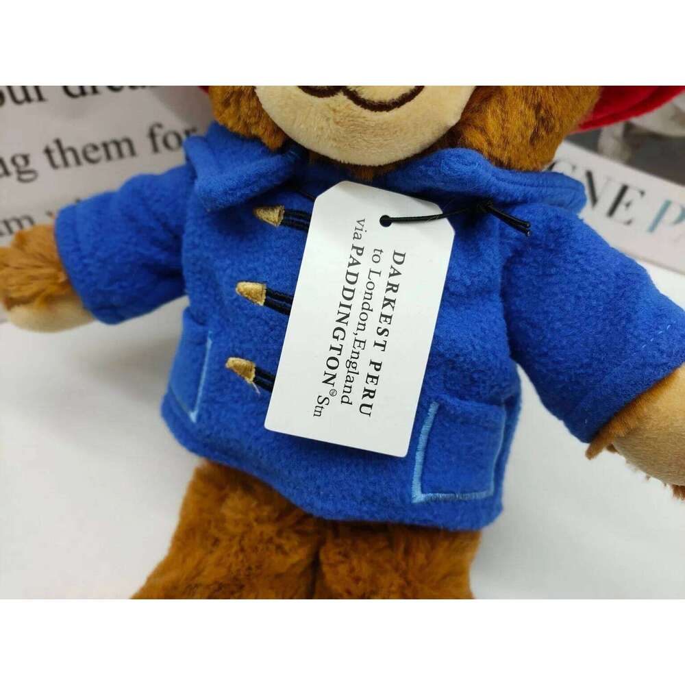 30CM Britain Paddington plush dolls Kawaii Small Bear Stuffed Dolls High Quality Children Christmas Birthday Gifts X251225