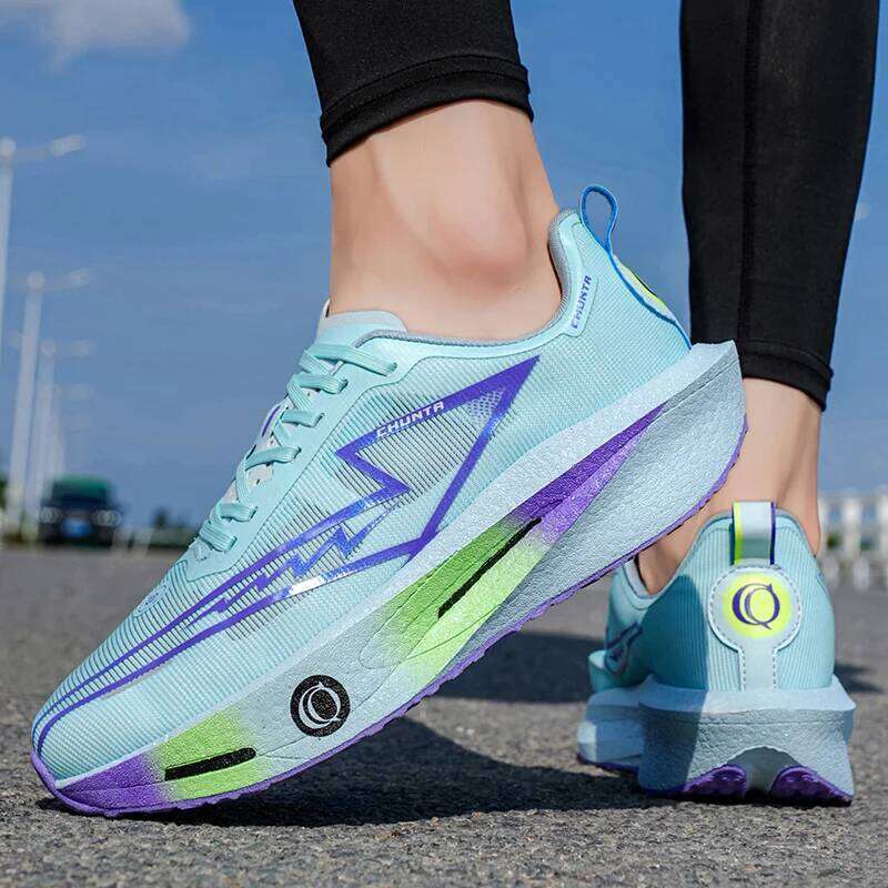 Men's Fashionable Comfortable Sports Shoes - Breathable Fabric Upper, Non-Slip and Wear-Resistant Cushioning Soles, Round-Toe Lace-Up Casual Runn