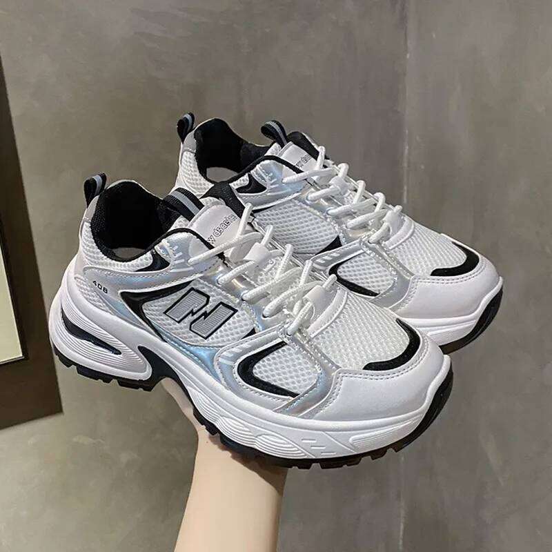 2026 New Spring Women's Luxury Designer Fashion Casual Sneakers White Breathable Tennis Low Top Vulcanized Shoes 25M1225