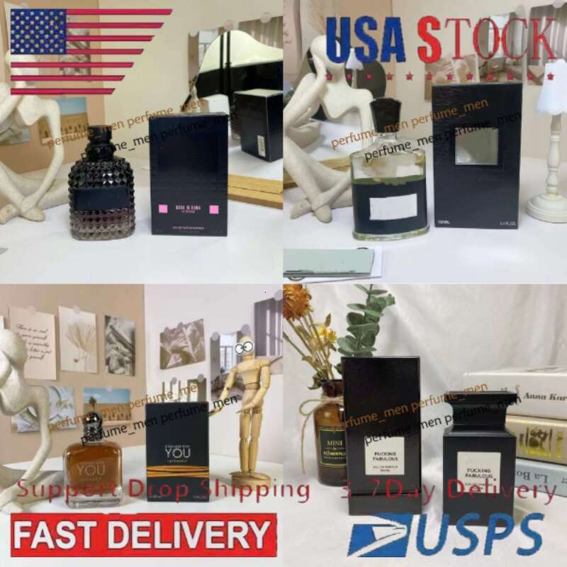 cologne for men Perfume Men Stronger With You Absolutely Intense Eau De Parfum Man Cologne Spray Body Mist High Quality US stock 3-7 day Fast Ship