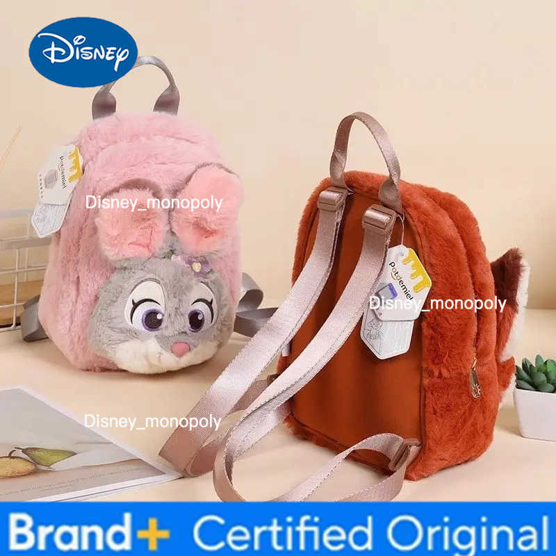 Disney Zootopia Judy Hopps animation cartoon cute plush doll backpack creative Kawaii student rucksack toy Christmas gift H251225