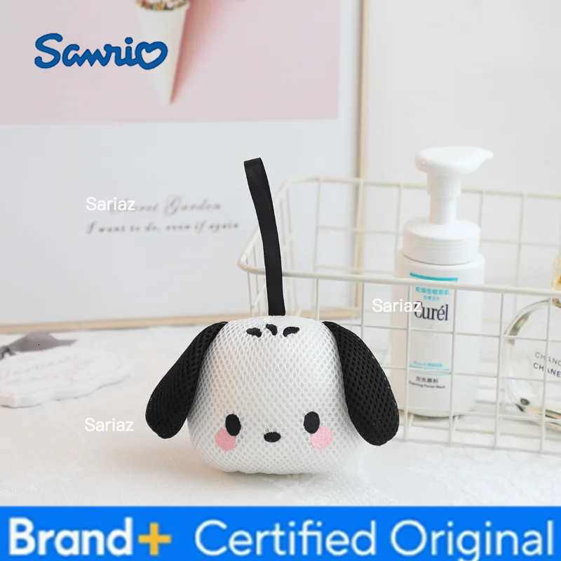 Sanrio Hangyodon Shower Mesh Foaming Sponge Soft Body Scrub Exfoliating Back Brush Skin Cleaner Bath Bubble Ball Bathing Toiletries H251225
