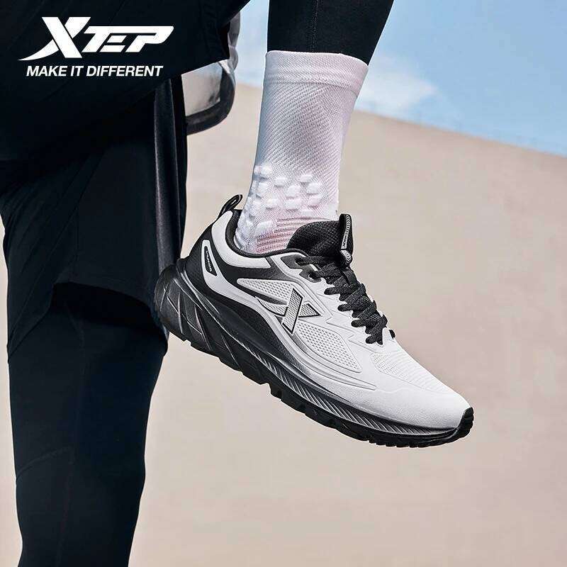 Xtep Male's Running Shoes Lightweight Breathable Shock Absorption Wear-Resistant Durability Cushioning Sneakers 875419110002 X251225