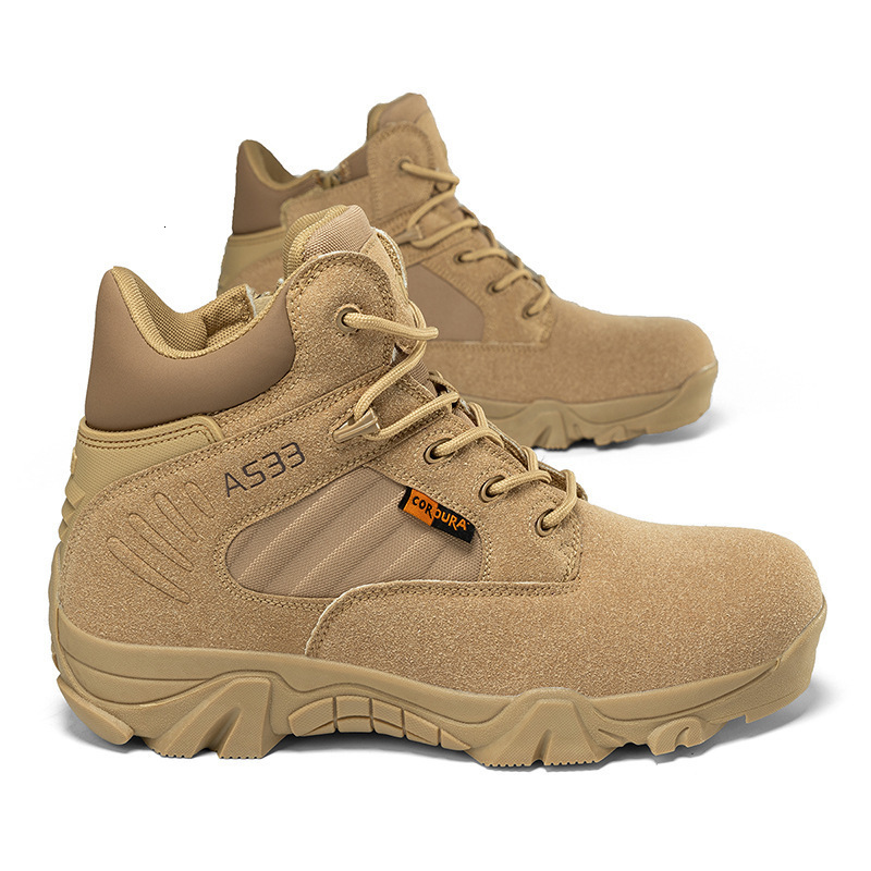 Mens Ankle Boot Outdoor Desert Combat Boots for Men Cow Suede Tactical Boots Men Casual Hiking Shoe Waterproof Botas 2024 240708bj