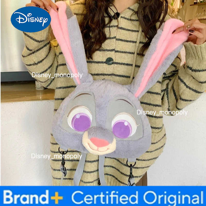 Disney Girls Cartoon 2026 New Judy Nick 3D Backpack Super Cute Plush School Bag for Girls H251225