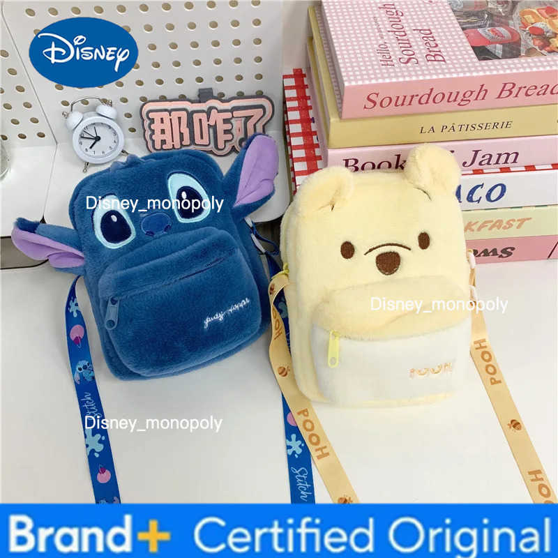 Disney Kawaii New Cute Plush Bag Cartoon Doll Furry Mobile Phone Bag Judy Nick Messenger Bag Girl Birthday Gift Christmas Gift H251225