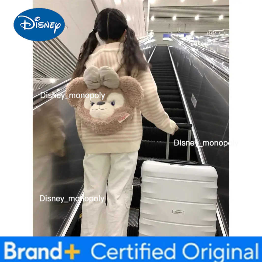 Disney Japanese Sweet Stripe Knitted Cardigan Women Tops Autumn/Winter Hooded Cute Soft Glutinous Loose Sweater Coat Women Clothing H251225