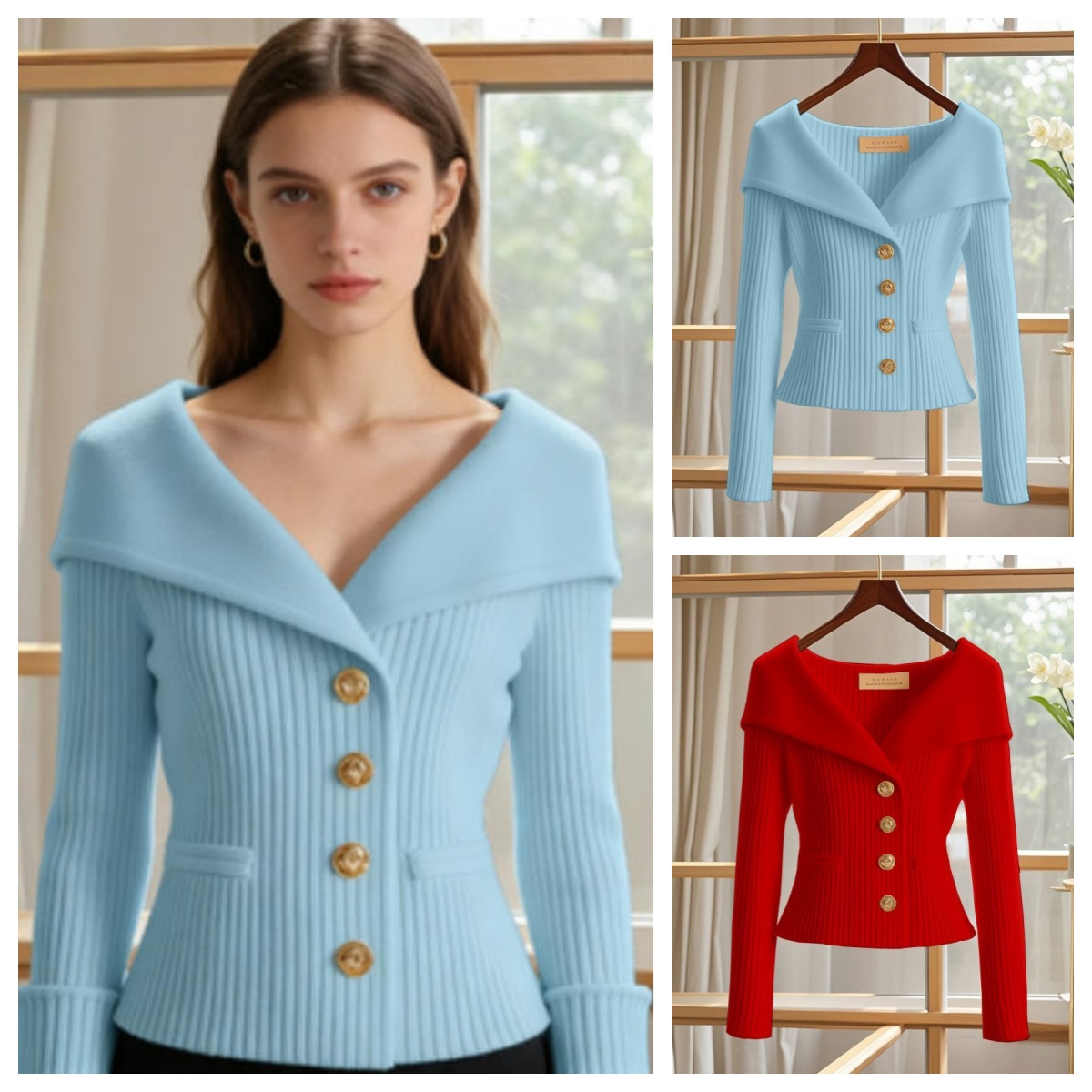 Women's Knitted Cardigan Versatile Sweater High Quality Ladies Small Fragrance Sweater Long Sleeve Casual Tops Knitwear Female Bottoming Shirts