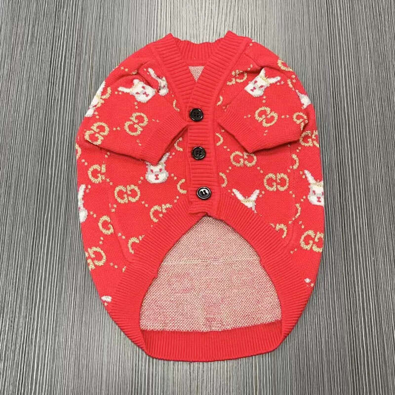 Dog Cat Trendy Clothes Teddy Bichon Schnauzer Yorkshire Terrier Small Medium Dogs Autumn Winter Warm Cardigan Sweater