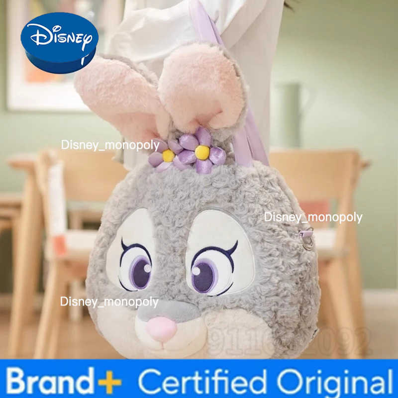 Disney Judy Nick New Womens Doll Plush Backpack Fashion Trend Womens Shoulder Bag 3D Cartoon Multifunctional Womens Bag H251225