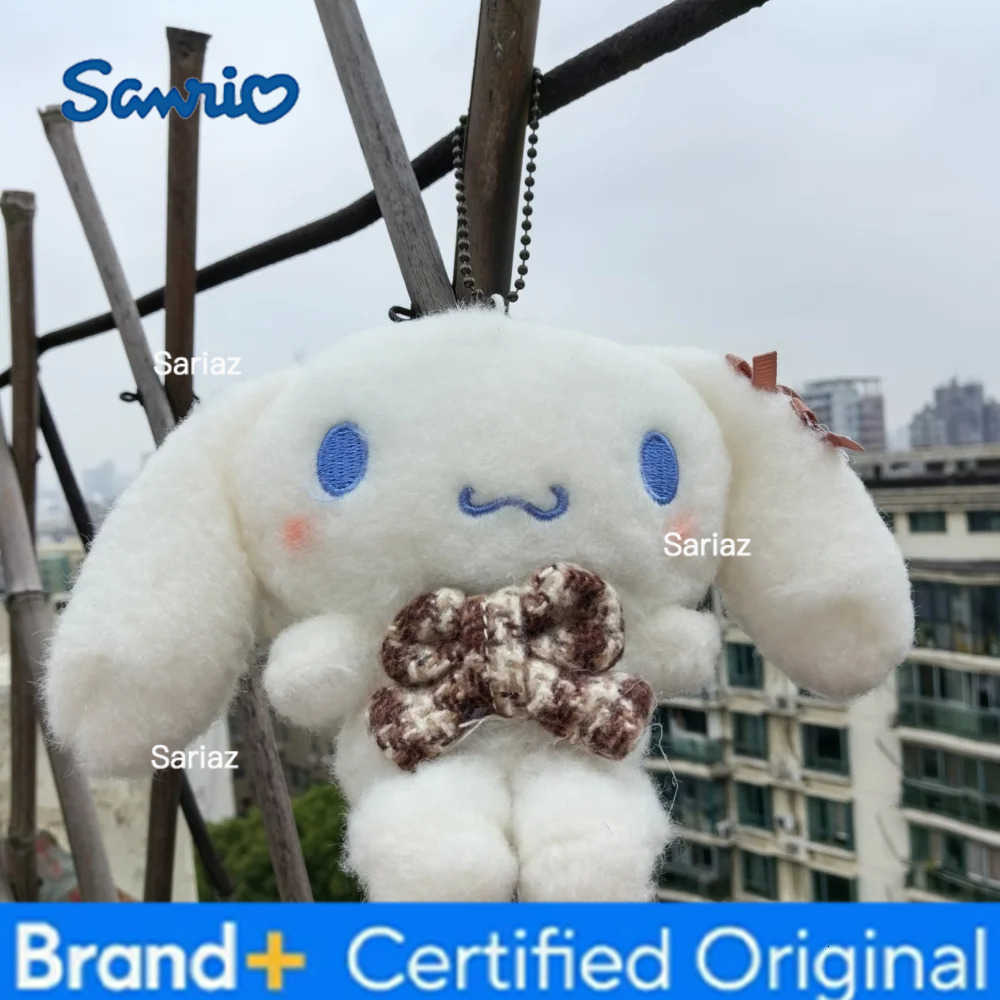 Sanrio Plaid Kuromi Melody Cinnamoroll Hellokitty Anime Keychains Cute Girl Kawaii Room Decor Holiday Gifts Toys H251225