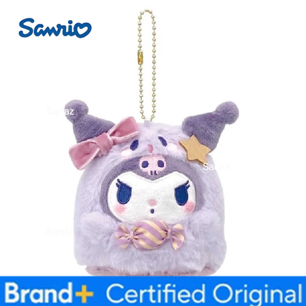 Sanrio Halloween Ghost Candy Series Kitty Cinnamoroll Kuromi My Melody Pochacco Pompompurin 12CM Plush Doll Toy H251225