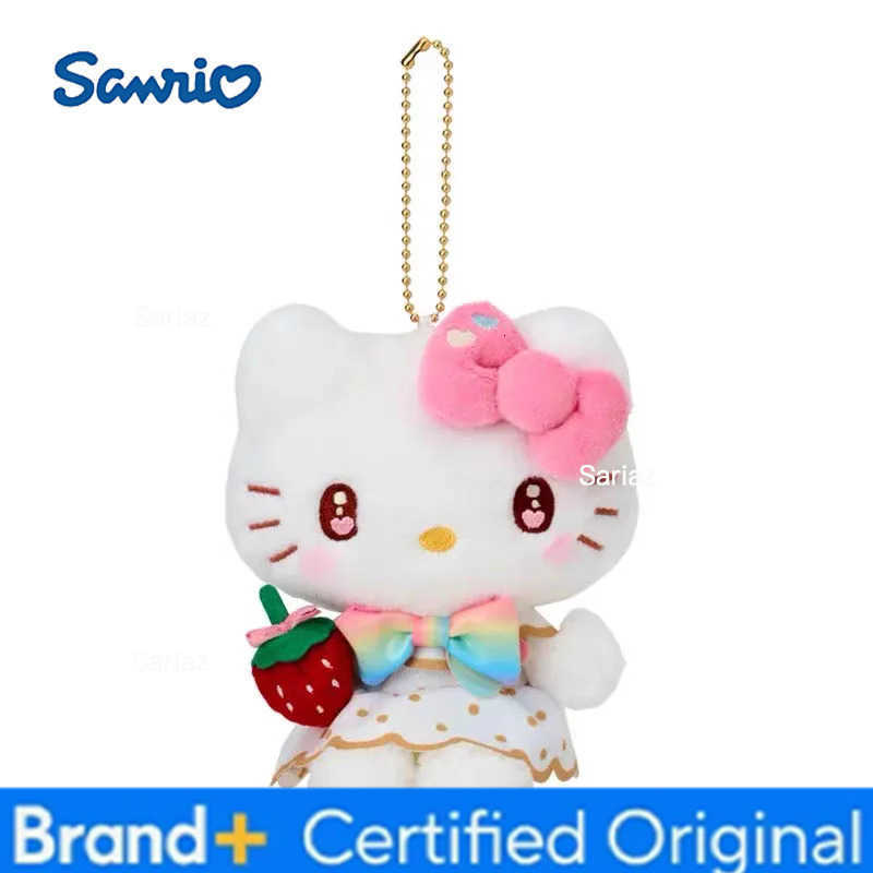 Sanrio Kawaii hello kitty Cogimyun my melody Strawberry News 50th anniv Series anime plush Keychain Cute Backpack Pendant Gift H251225