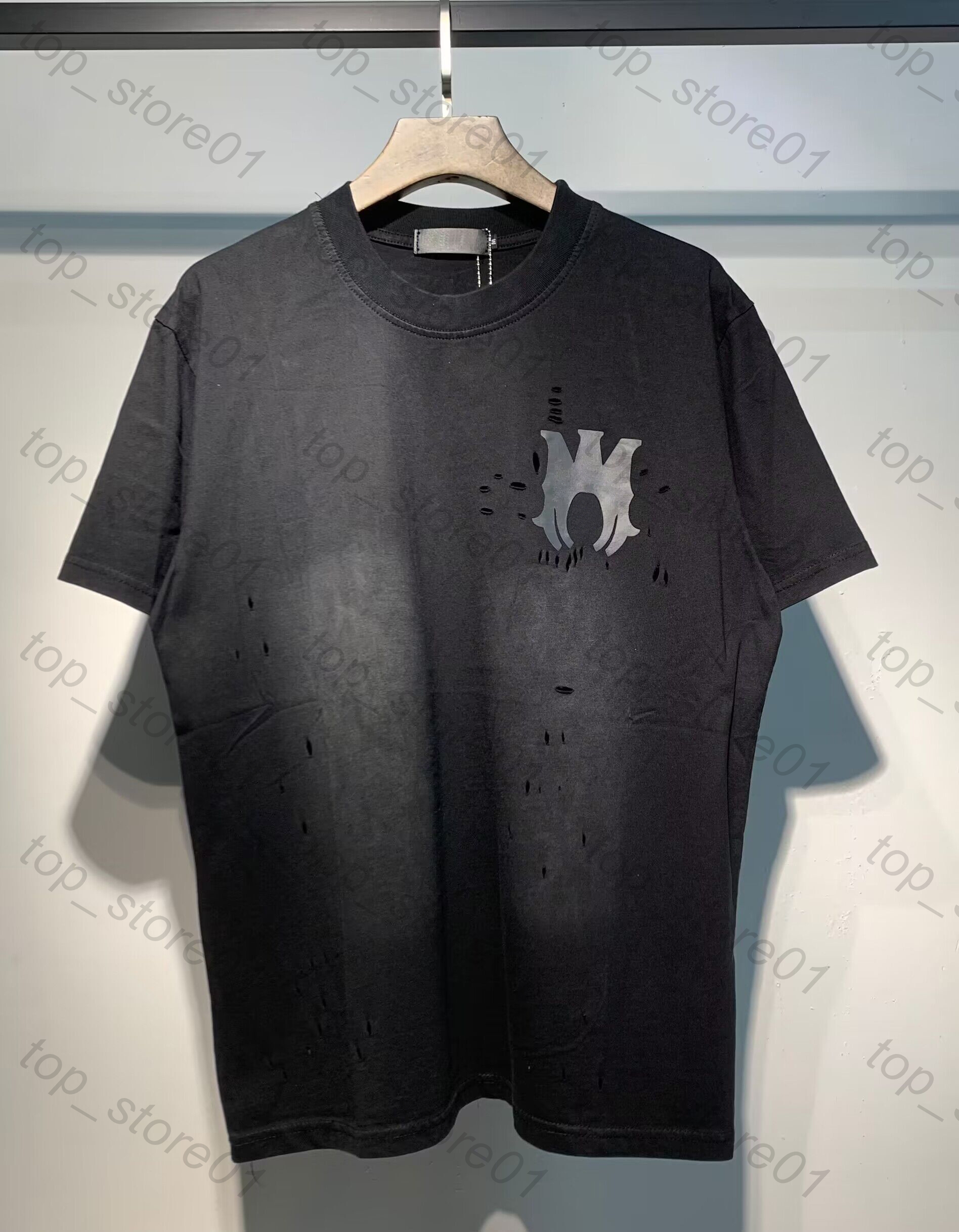 5A Mens Designer T Shirt For Mens Womens Letters Print Graphic Tees 2025 American Summer Fashion Popular Casual Letter Tee Tops Round Neck Short Sleeve Shirts Tees