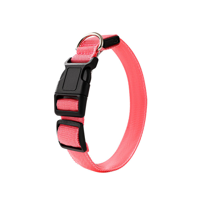 New Arrival LED Glowing Dog Collar USB Rechargeable Pet Collar Anti Lost Hot Selling for Dogs