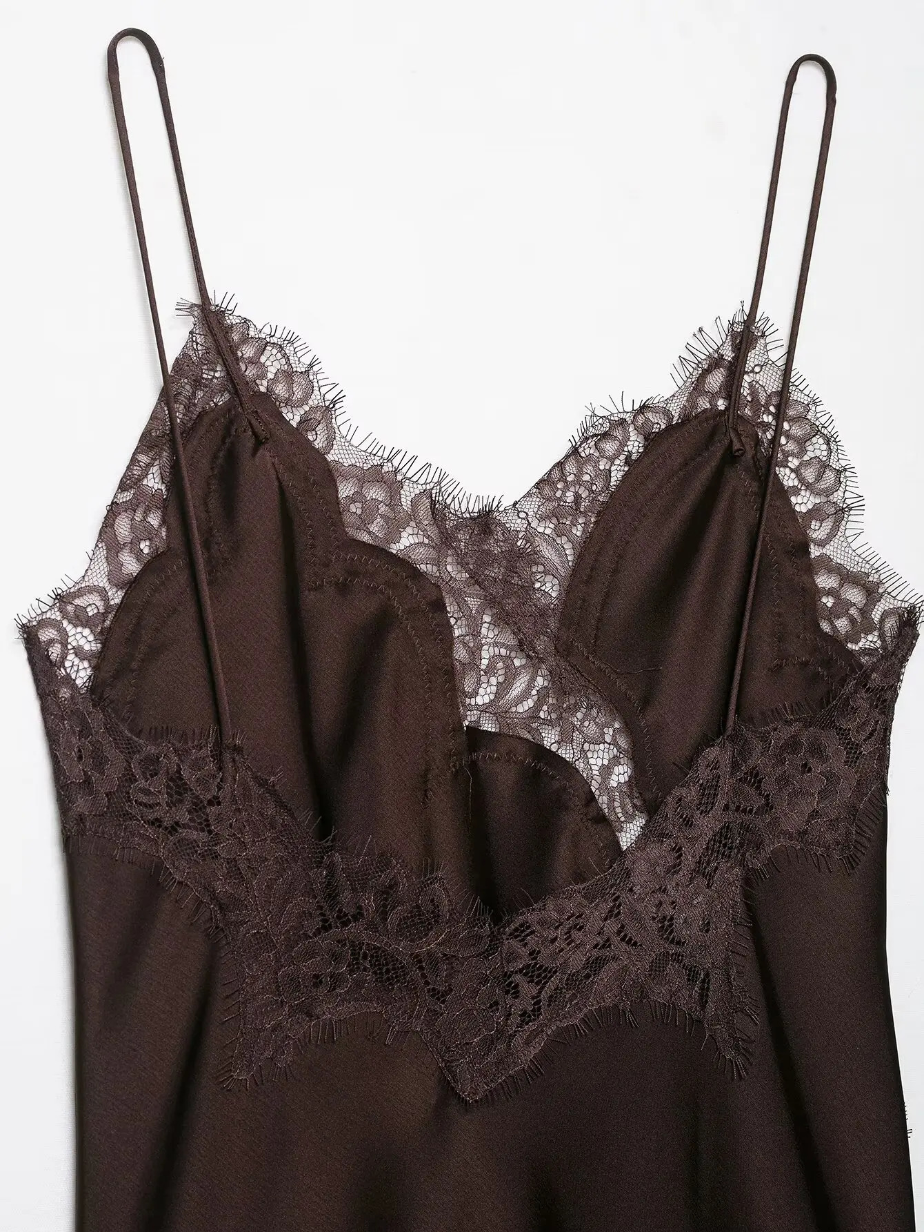 UNIZERA Womens Lace Asymmetrical Dress Sexy Suspender Summer 2025 Temperament Fashionable 251225