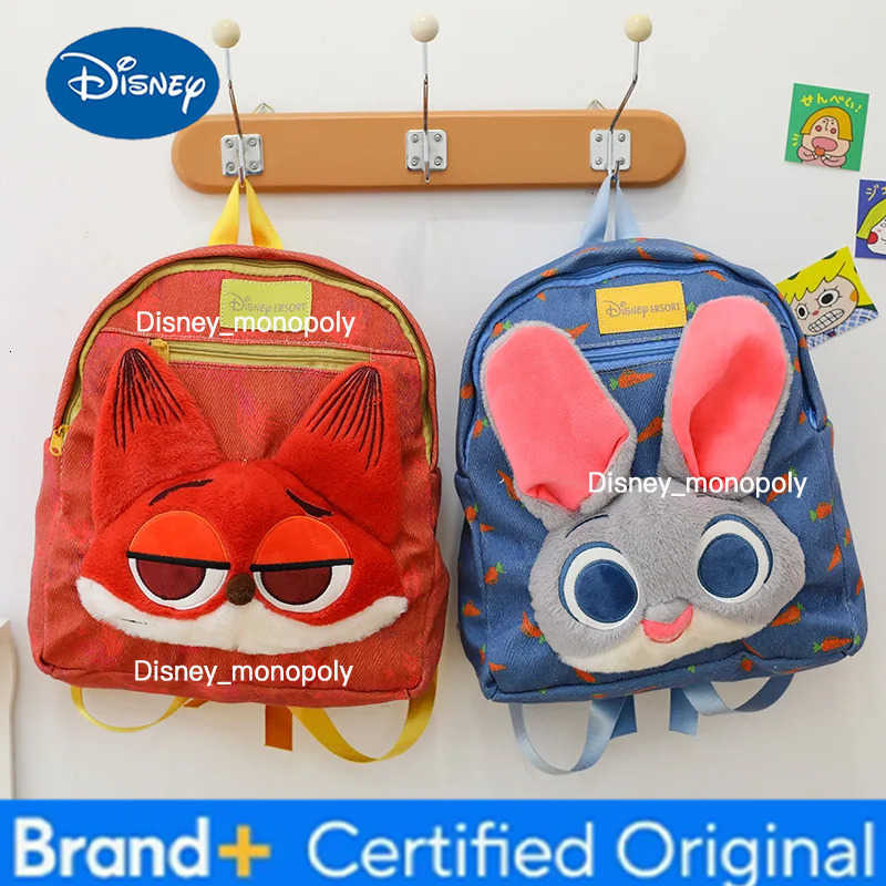 Disney New Cartoon Nick Judy Backpack Large Capacity Kindergarten Boys and Girls Backpack H251225