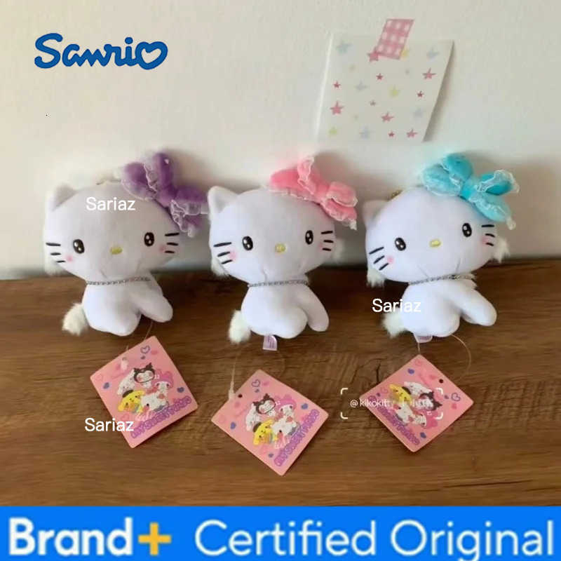 Sanrio NEW 50th Hello Kitty Sweet bow Charmmy Kitty Stuffed Plush Doll pendant Cartoon Kitty Plush toy heart kitten bag charm H251225