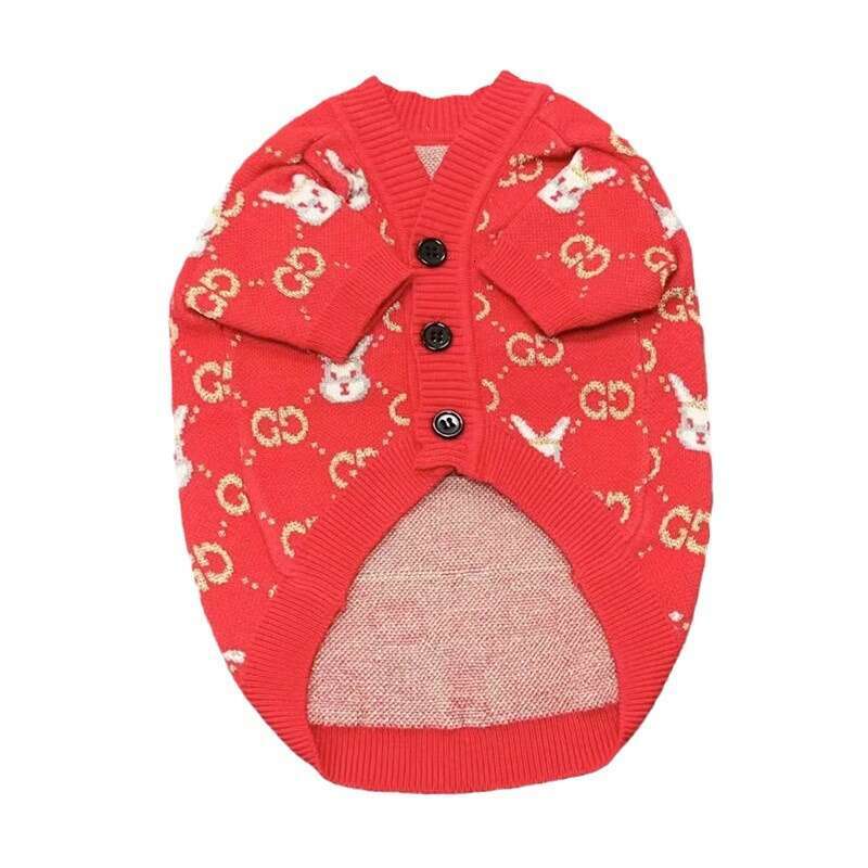 Dog Cat Trendy Clothes Teddy Bichon Schnauzer Yorkshire Terrier Small Medium Dogs Autumn Winter Warm Cardigan Sweater