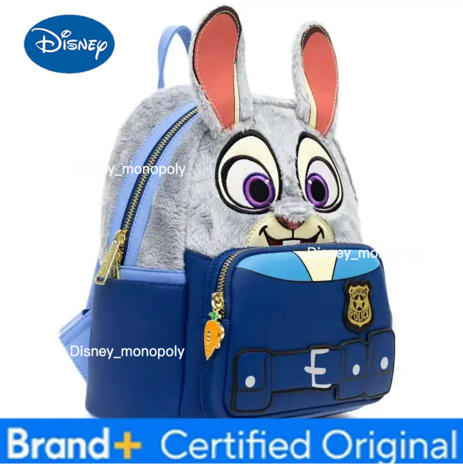 Disney Zootopia Backpack Student Backpack Cartoon Cute Backpack Girl Bag Xmas Gift Convenient Travel Bag Gift H251225