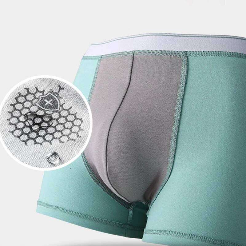 MiiOW 3Pcs Breathable Cotton Men's Panties Graphene Antibacterial Man Boxershorts Cueca Male Underwear Men Boxer Briefs Lingerie X251225