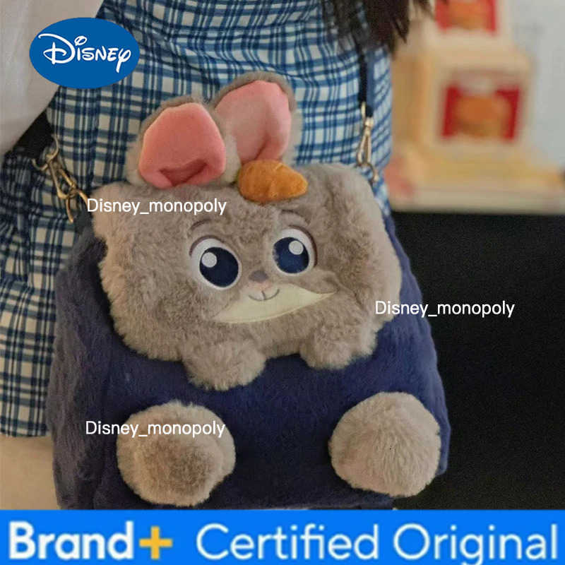 Disney New Zootopia Backpack Plush Nick Judy Cartoon Backpack Large Capacity Shoulder Bag Unisex Travel H251225