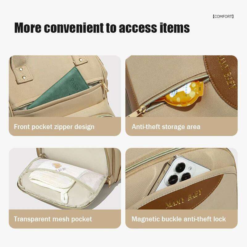 Fashion Mommy Large Capacity Diaper Multifunctional Travel Baby Bag Maternity Backpack for Women Waterproof X251225