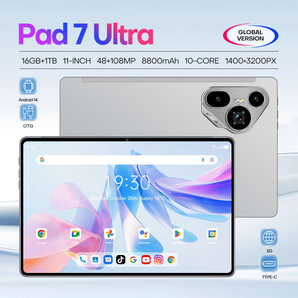 Famous Brand New Hot Selling Cross Border Tablet Pad Ultra T Android HD Screen Wholesale CKS