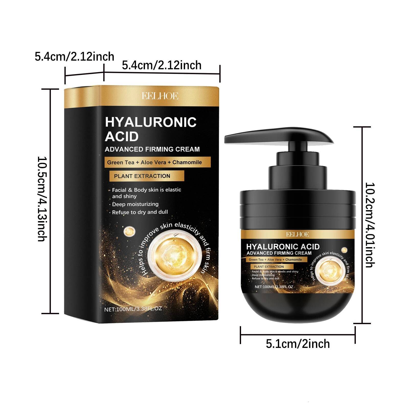 Bestseller Hyaluronic Acid Firming Face Moisturizing Shrink Pores Anti-Puffiness Oil Control Brightening Facial Cream Skin Care ddmySat