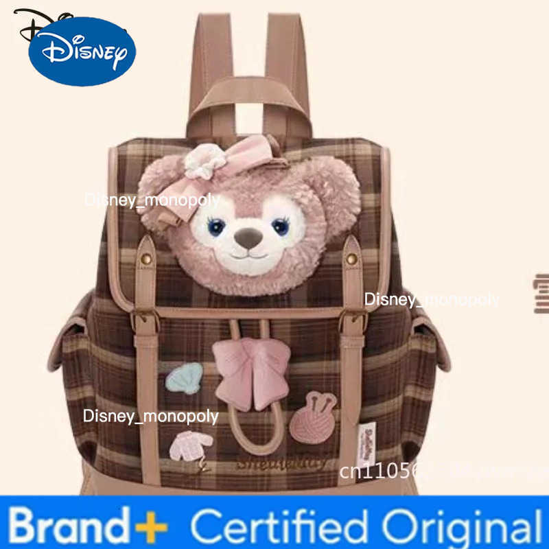 Disney 2026 New Girl Backpack Fashion High Quality Girl Backpack Cartoon Cute Versatile Girl Multi Functional Storage Backpack H251225