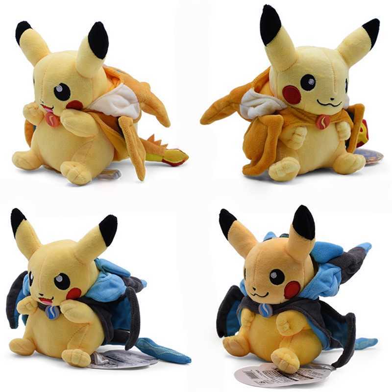 Pokemon 23cm Pokmon Plush Toy Pikachue Cosplay Charizard Cute Toy Kawaii Classic Anime Character Plush Doll Kid Christmas Birthday Gift W251225
