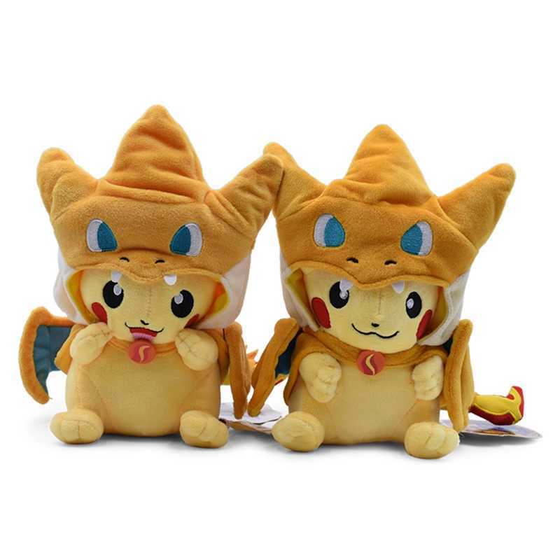 Pokemon 23cm Pokmon Plush Toy Pikachue Cosplay Charizard Cute Toy Kawaii Classic Anime Character Plush Doll Kid Christmas Birthday Gift W251225