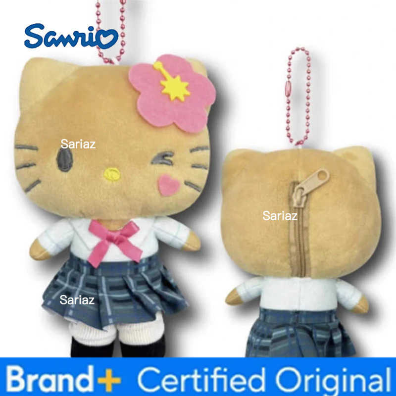 Sanrio Anime Peripherals Japanese High School Uniform Hellokitty Kuromi Jk Series Backpack Pendant Cute Keychain Girl Gifts H251225