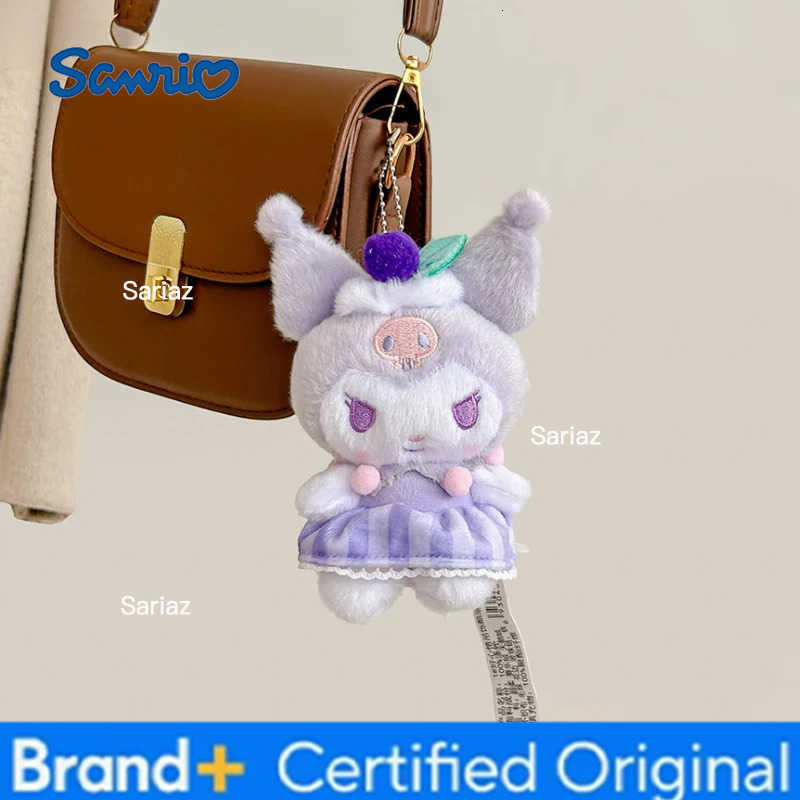Sanrio Hello Kitty Cinnamoroll Kuromi Pochacco Melody Plush Toy Kawaii Doll keyring Home Room Decor Birthday Gift H251225