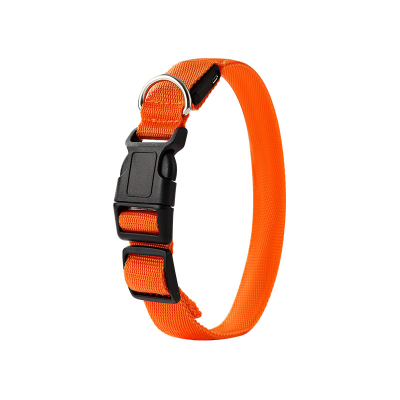 New Arrival LED Glowing Dog Collar USB Rechargeable Pet Collar Anti Lost Hot Selling for Dogs
