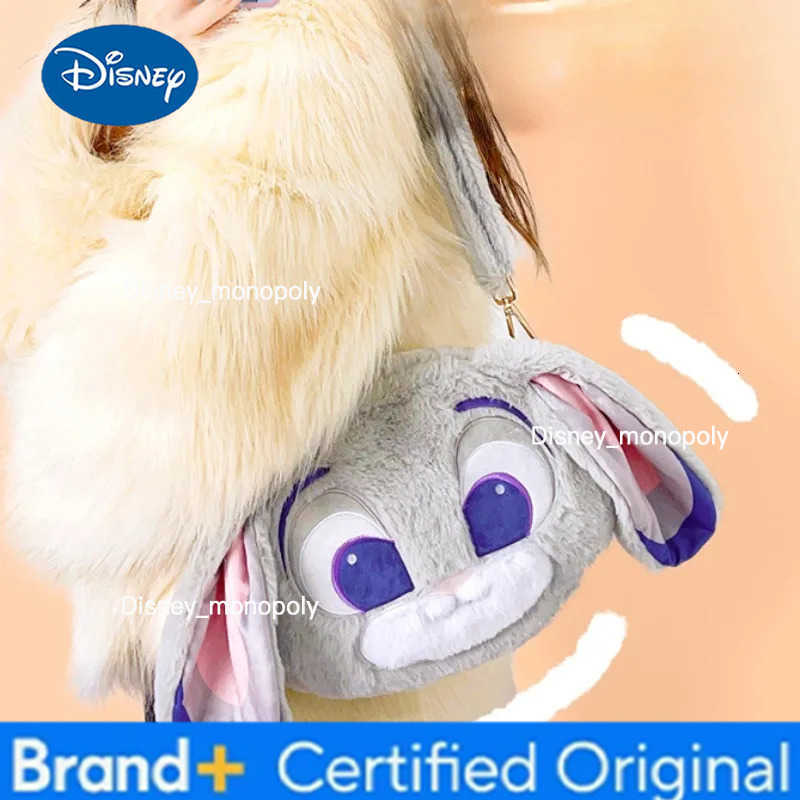 Disney Judy Hopps Nick Wilde cute creative kawaii doll crossbody bag personalized anime movie cartoon plush shoulder bag gift H251225