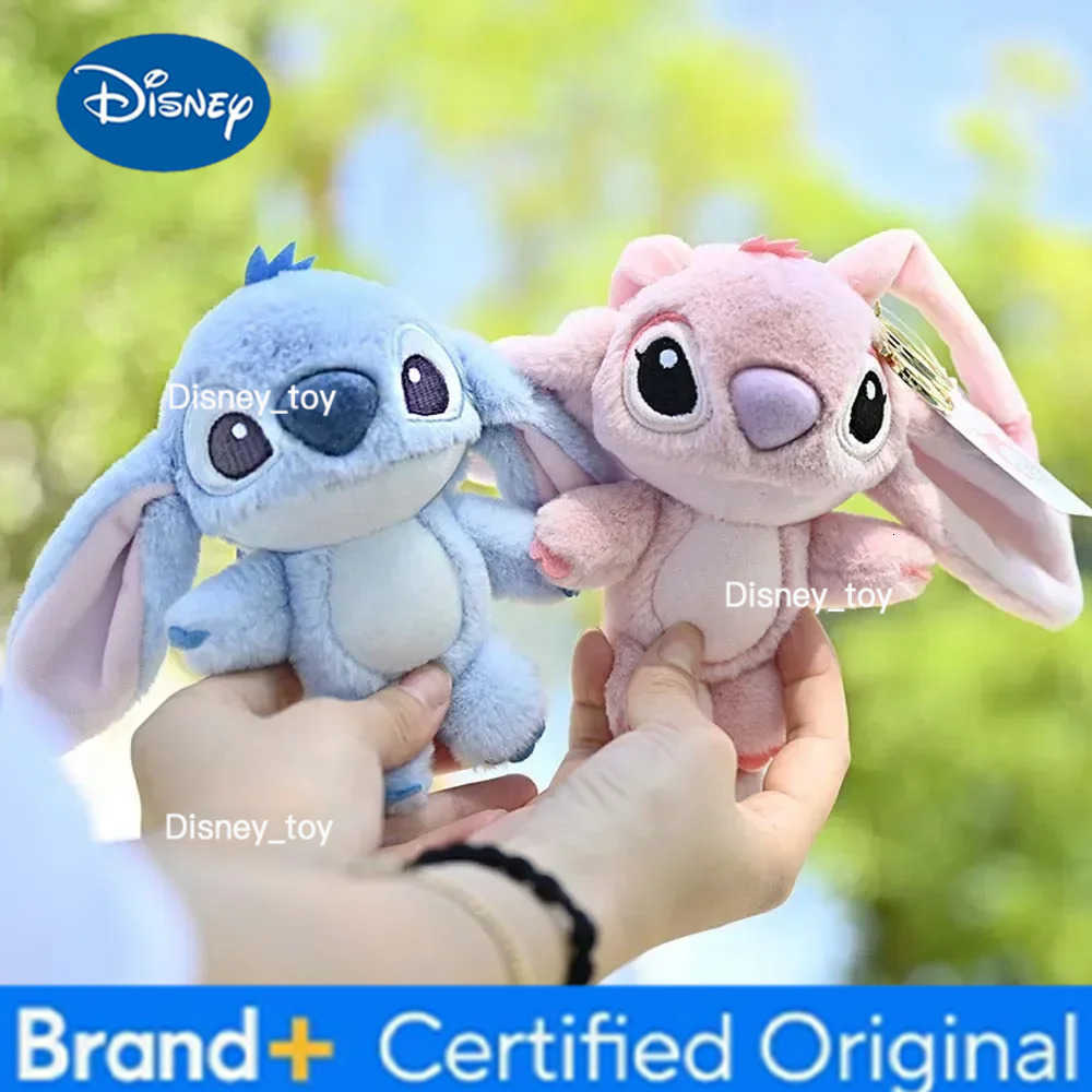 Disney Kawaii Stitch Plush Keychain Toy Lovely Lilo Stitch Doll Angel Plushies Cute Stuffed Bag Pendant Girls Xmas Birthday Gift H251225 - view 3