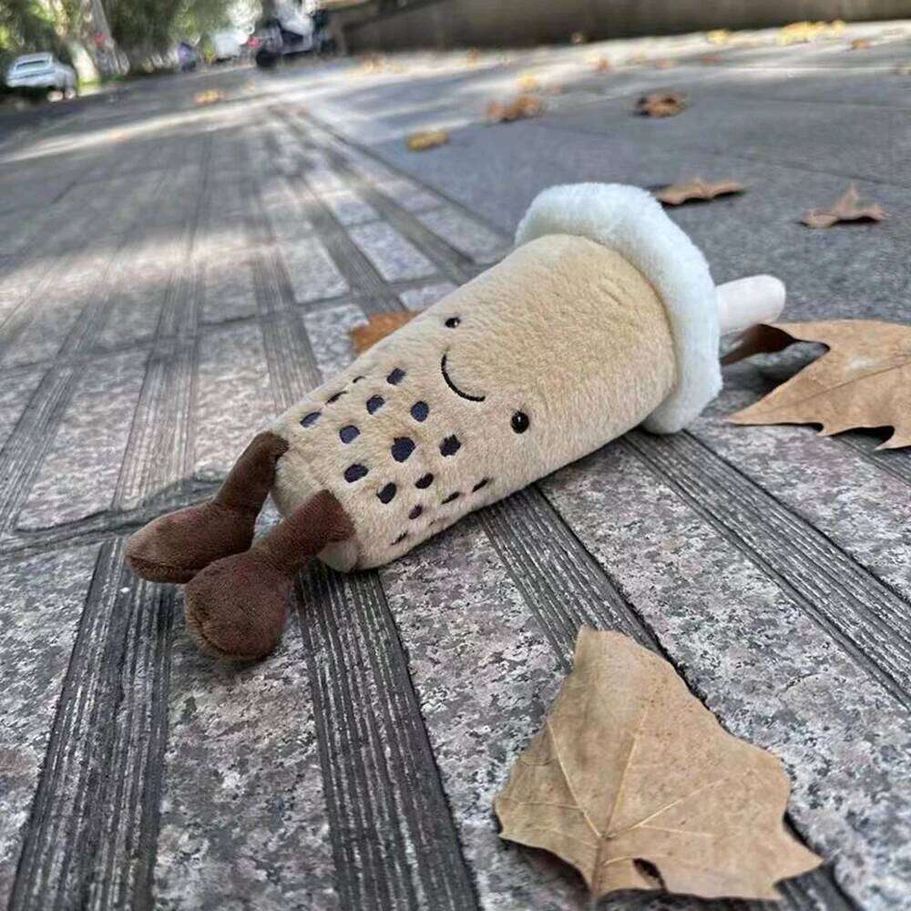 30CM Bubble Tea Plush Toy Creative Brown Cute Drink Milk Eea Doll For Children's Birthday Christmas Festival Gift X251225