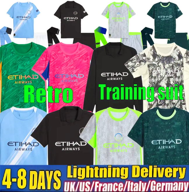 25 26 HAALAND MAN CITY soccer jerseys FODEN MARMOUSH DOKU MARMOUSH McATEE KOVACIC GVARDIOL home away DE BRUYNE MATHEUS N. football