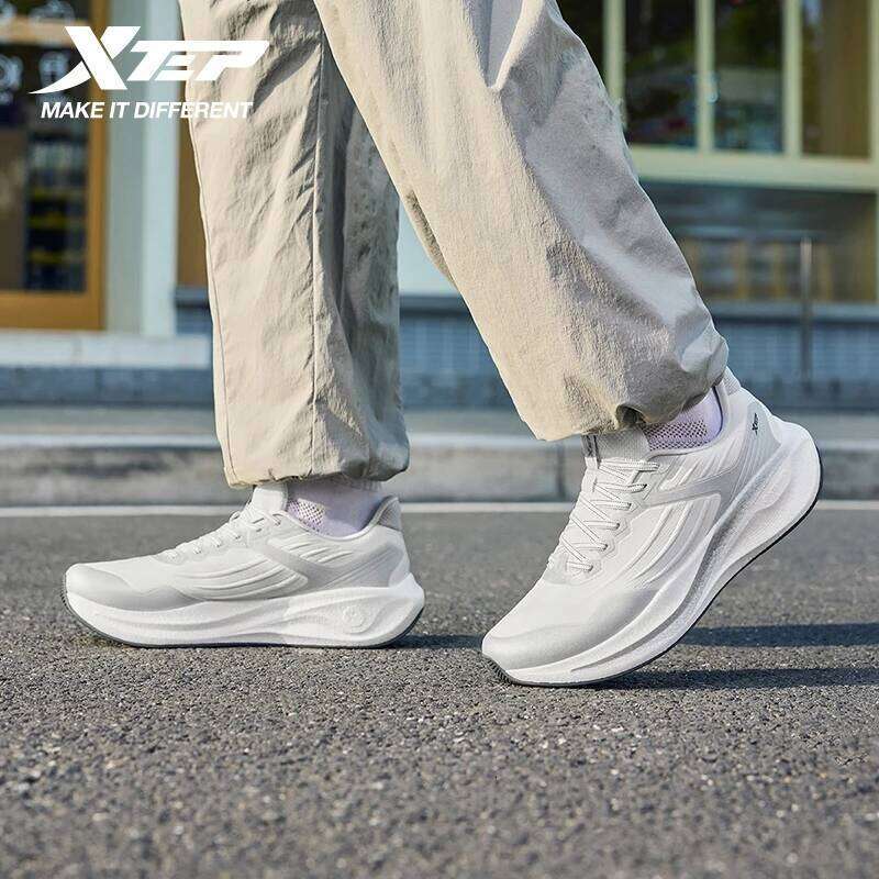 Xtep Running For Men 2025 Winter Breathable Soft Rebound Sport Shoes Jogging Wear-Resistant Male Sneakers 875419110050 X251225