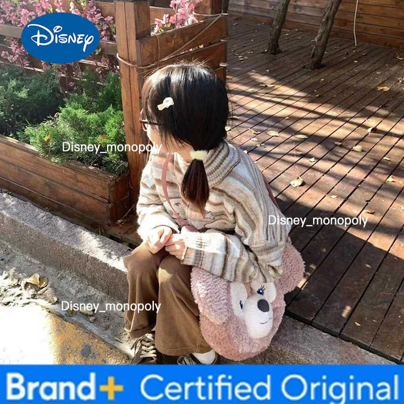Disney Y2K Striped Knitted Cardigan Women Vintage Oversized Sweater Outerwear Japanese Kawaii Embroidery Knitwear Winter Jumpers H251225