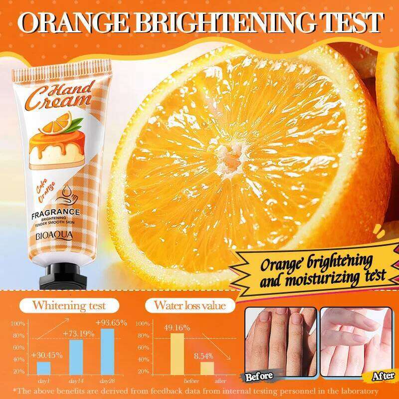 1/5pcs BIOAQUA Fruit Hand Cream Jasmine Moisturizing Nourishing Hydrating Hands Moisturizer Skin Care X251225