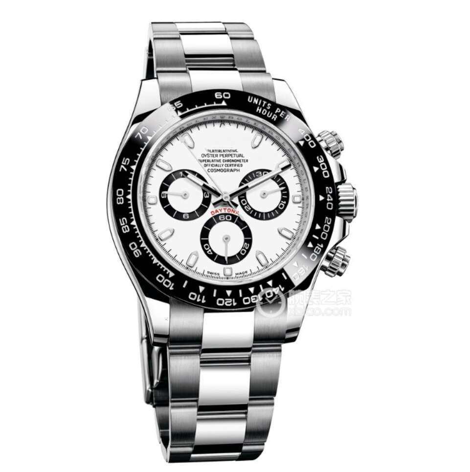 TOP brand Mens DAY TONA Automatic Movement watch multifunction Wristwatch Designers Men Watches Stainless Steel Strap Gold Wristwatches Montre de luxe #5299