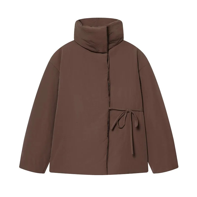 MUJER Quilted Jacket Women Parkas Short Padded Coat Woman Warm Winter in Coats and Jackets for Turtleneck Womens 251225