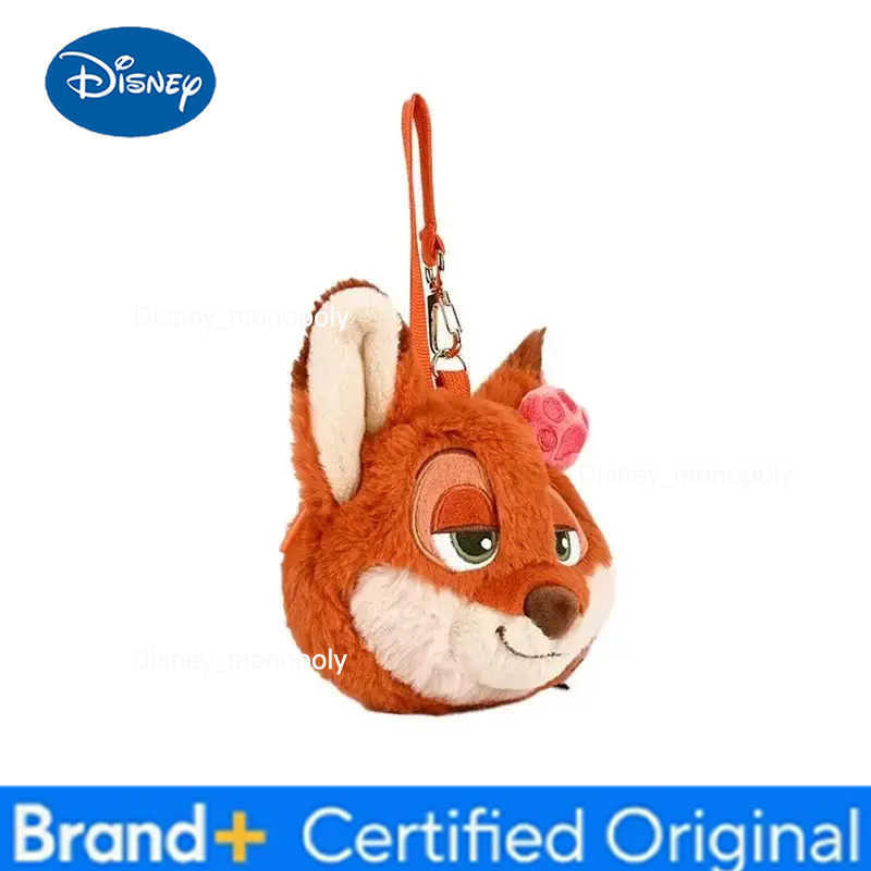 Disney Zootopia Judy Niki Plush Coin Purse Cute Cartoon Doll Pendant Keychain Stuffed Animals Plush Purses Toys Hobbies H251225