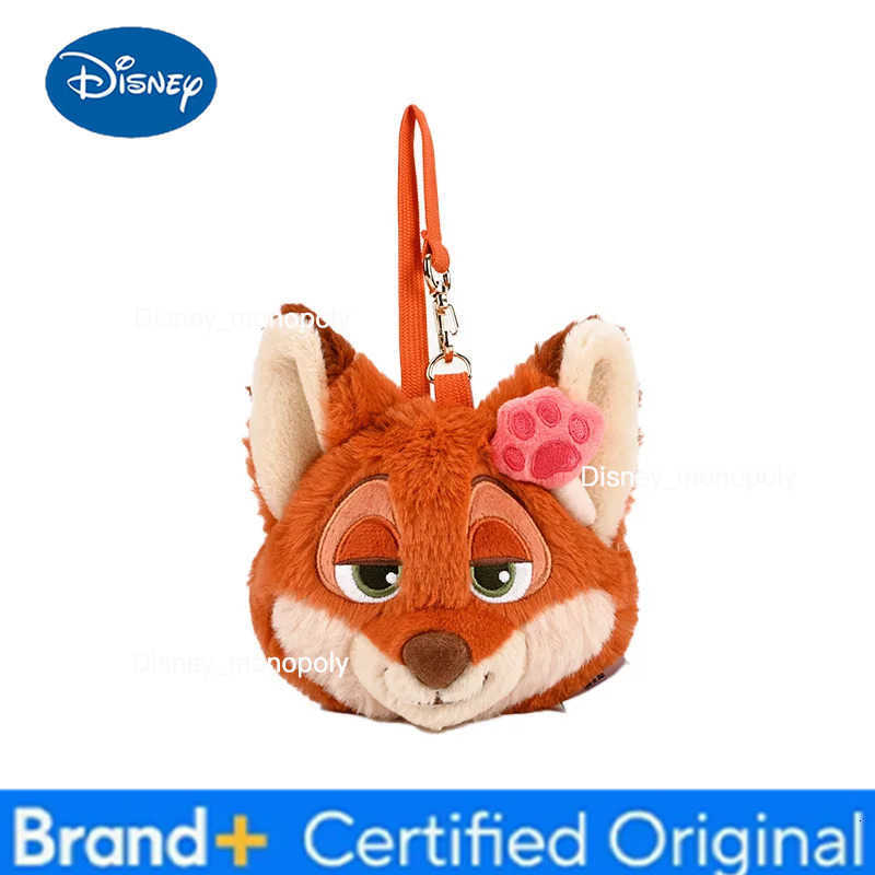 Disney Kawaii Zootopia Judy Hopps Plush Toys Coin Purse Wallet Creative Cartoon Nick Wilde Backpack Couple Pendant Friend Birthday Gift H251225