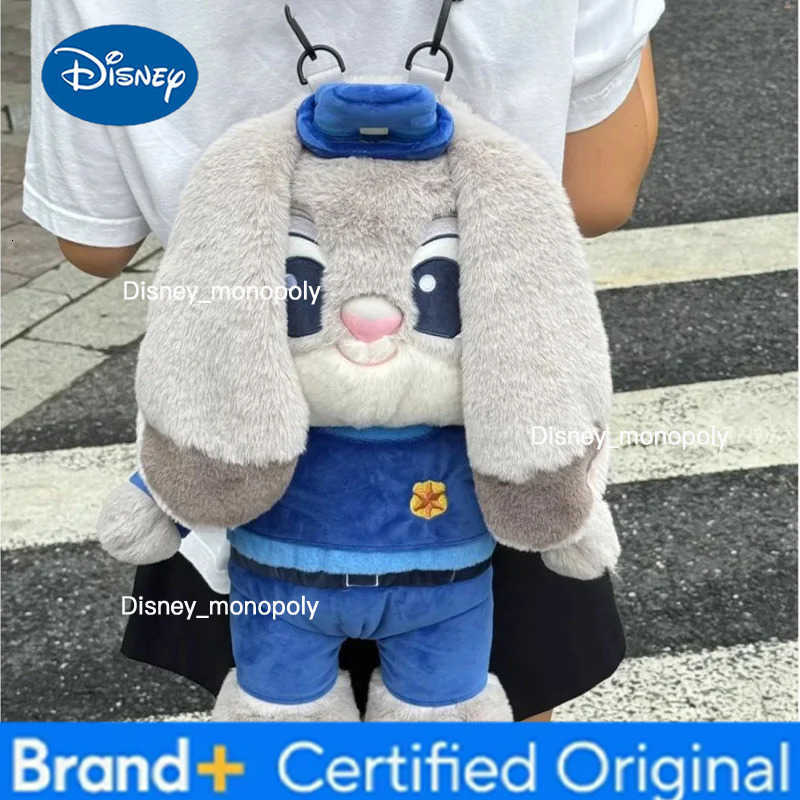 Disney New Zootopia Judy Nick Plush Backpack Cute Cartoon Ladies Backpack Couple Backpack for Cosplay Costumes Accessories Gift H251225